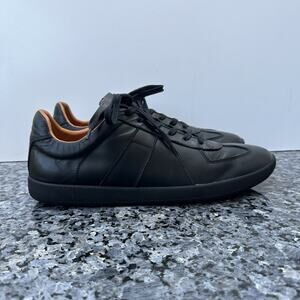 Beckett Simonon, Morgen Trainers Men's Black-Gum Leather Size 12